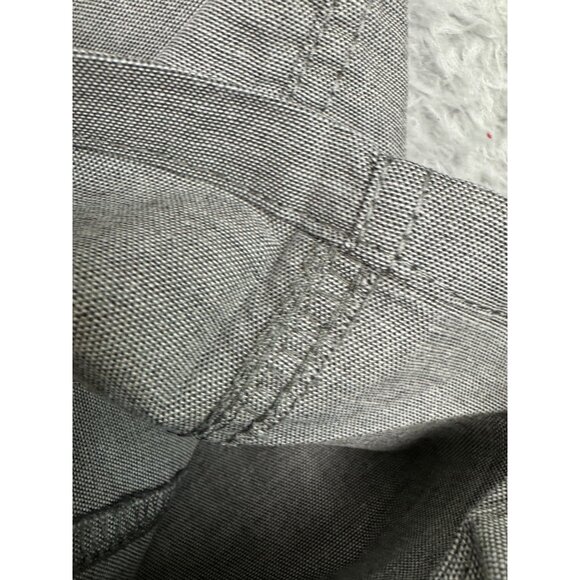 Haggar Mens Slim-Straight City Flex Pants Gray 32x32 Dinner Casual Cocktails - Picture 10 of 12